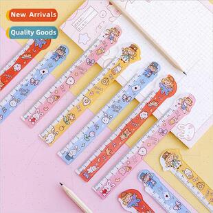 Creative dream girl ruler cute girl heart elementary school