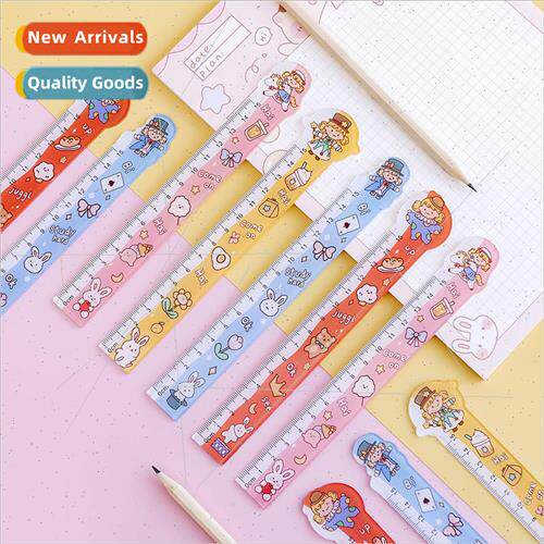 Creative dream girl ruler cute girl heart elementary school