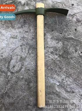 Tumbled Steel Pickaxe Outdoor Camping Pickaxe Portable Picka