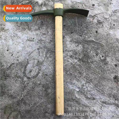Tumbled Steel Pickaxe Outdoor Camping Pickaxe Portable Picka