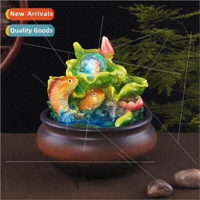 Auspicious ornaments koi spit beads garden ornaments gifts f