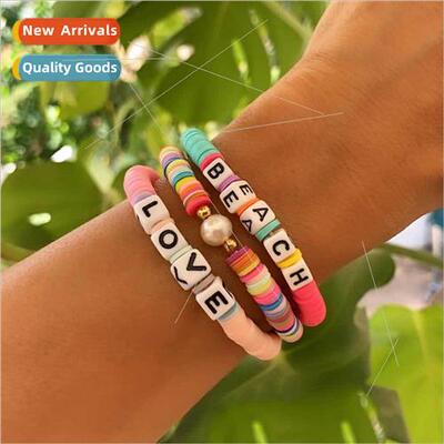 Accessories with vacation beach  natural pearl colorful soft