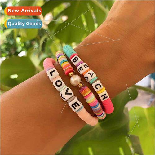 Accessories with vacation beach  natural pearl colorful soft