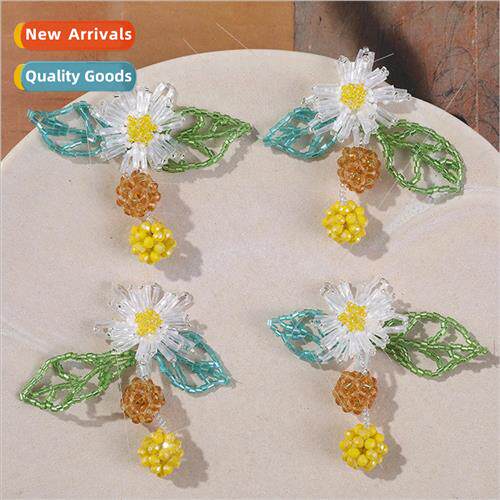 Cute creative small daisy pave dream net flowers diy handmad
