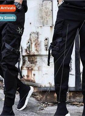 Male Korea multi-pocket nd of Japanese bunch leg loose hands