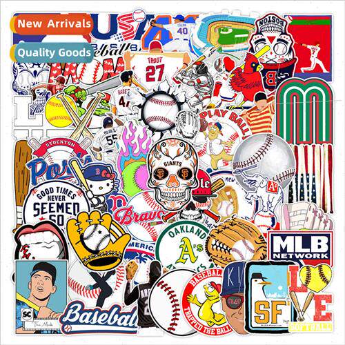 50 baseball graffiti stickers car water cups cell phone comp