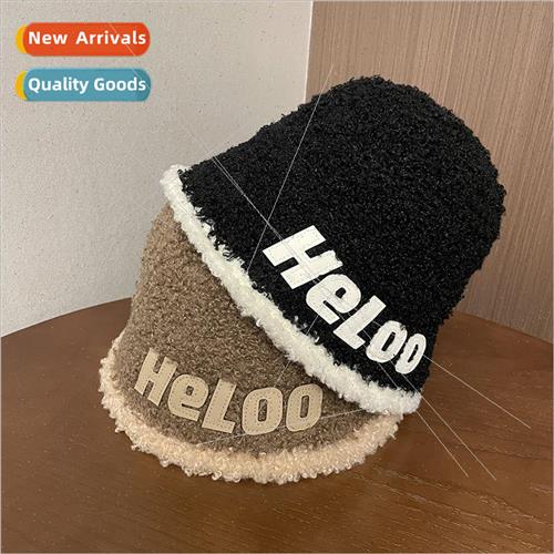 Plush fisherman hat children 2023 new fall and winter small 商业/办公家具 商业美陈 原图主图