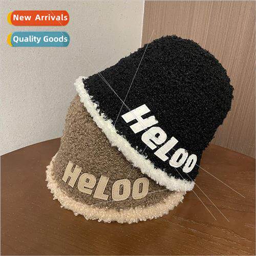 Plush fisherman hat children 2023 new fall and winter small