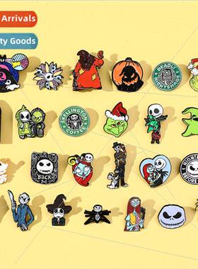 Cartoon cute personalized Christmas ght Fright series metal