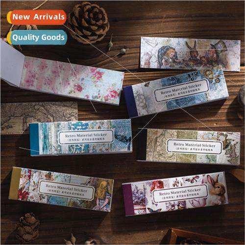 A beautiful day sticker book Nature Illustrated Series Retro