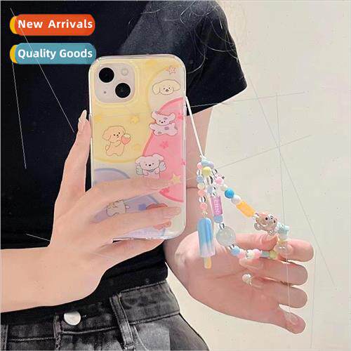 ins colorful color block star dog 14ProMax niche female iPho