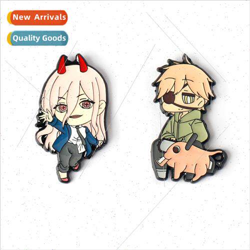 New anime  chainsaw man brooch chain saw man Paw Paw Bochita