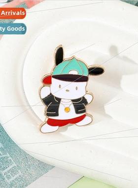 Cute cartoon Pacha dog brooch Sanrio metal badge student acc