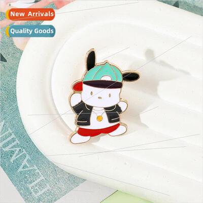 Cute cartoon Pacha dog brooch Sanrio metal badge student acc