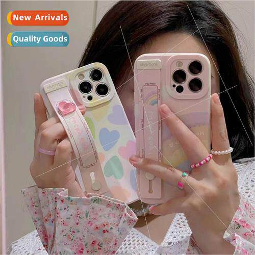 Simple colorful love heart wristband iPhone14 BFF 12Pro/11 p