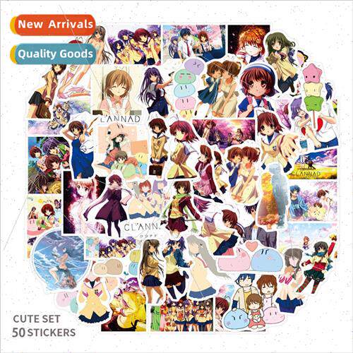 50 cartoon anime AFTER STORY Tuanzi big family graffiti stic