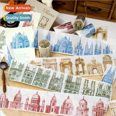 Palace architect series washi tape retro castle handbook pho