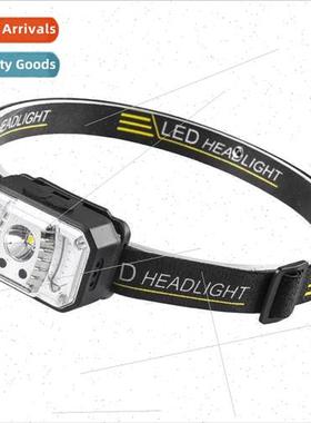 New led sensor headlamp outdoor lighting rechargeable runnin