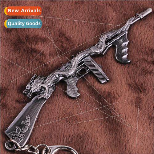 Anime  metal model 12cm simulation alloy gun model Thomson g