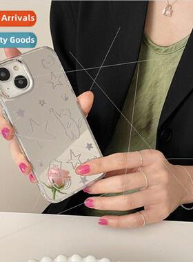 Niche mirror lines cat 适用 iPhone 13/12ProMax Apple 14 phon