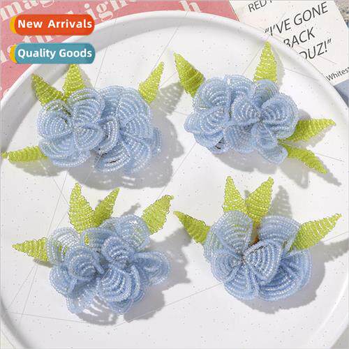 Koreas new niche green leaf rose flower branch diy handmade