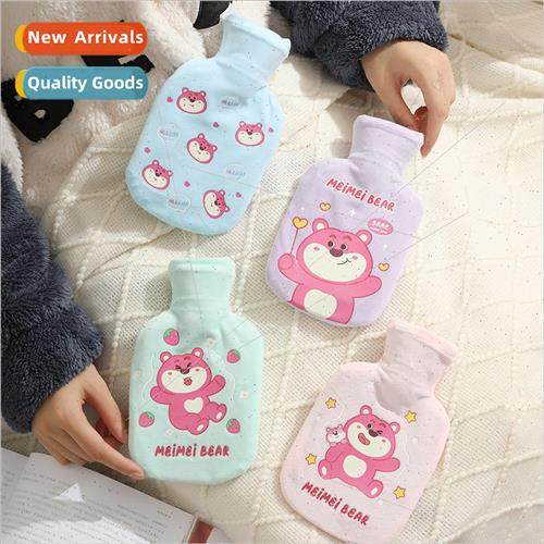 Cute bear hot water bag water filling hand warmer cartoon la