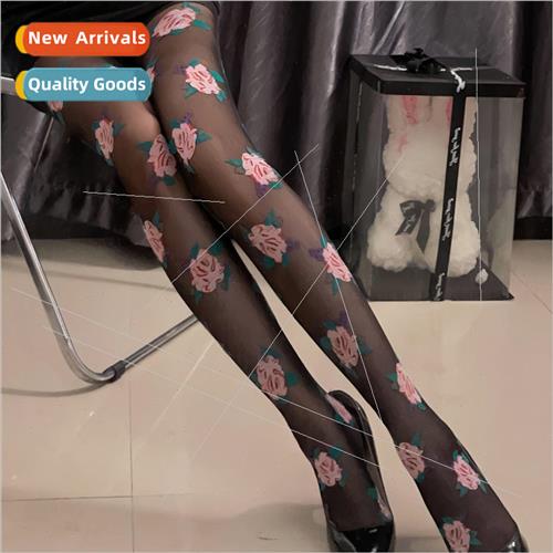 Spring and summer thin section French retro rose white panty