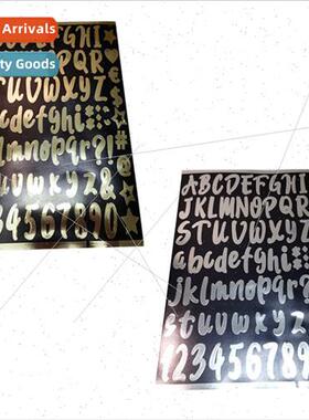 1 Inch Gold lver Birthday Party Name Number Alphanumeric Sti