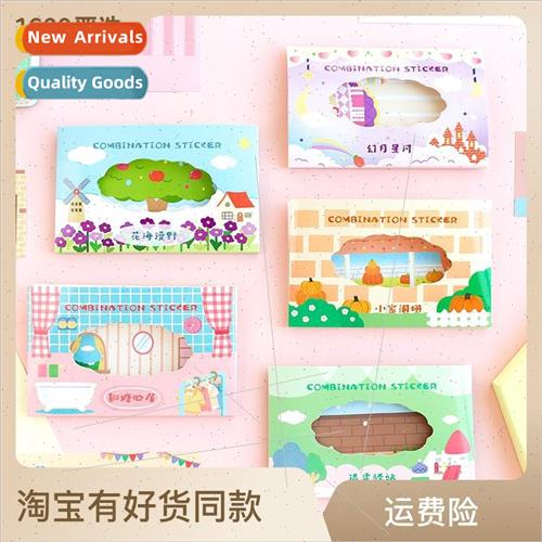 Peninsula letter landscape handbook background diy stickers