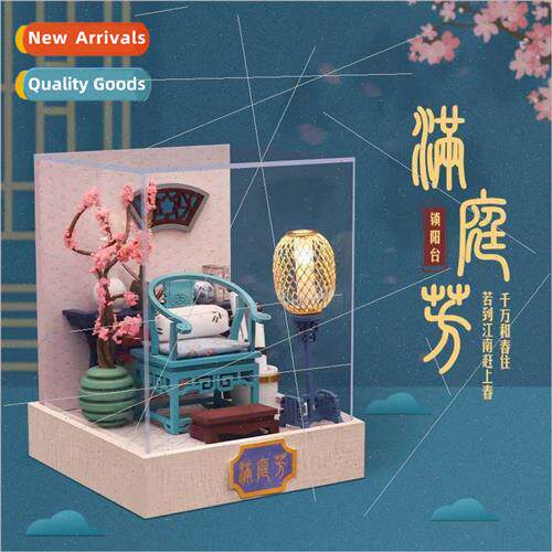 Wisdom handmade DIY hut sweet assembled toys wooden house do