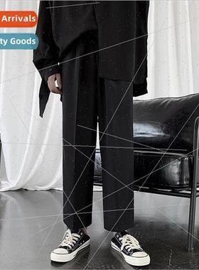 Drop feeling small suit pants men Korean nd ins nine pants s