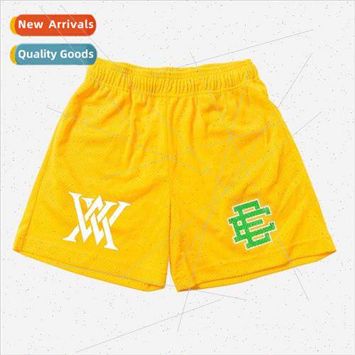 EE Casual Shorts Fitness Muscle Men 3D Printed Mesh Breathab