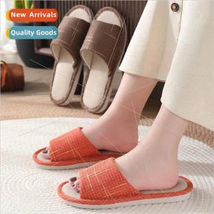 female slippers summer home pla Cotton furnishing linen