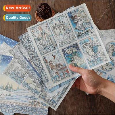 Stamperia paperback Winter tales vintage winter elf theme vi