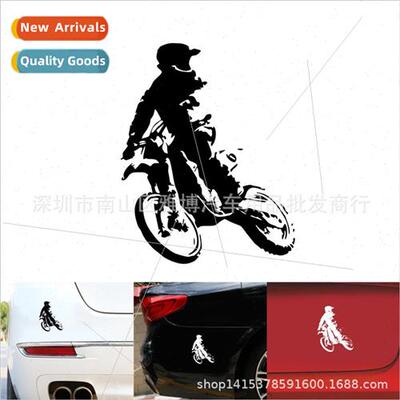 D-1163 cool motorcycle player flying car decorative car stic