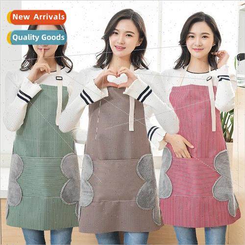 Fashion household cute kitchen cooking apron female waterpro