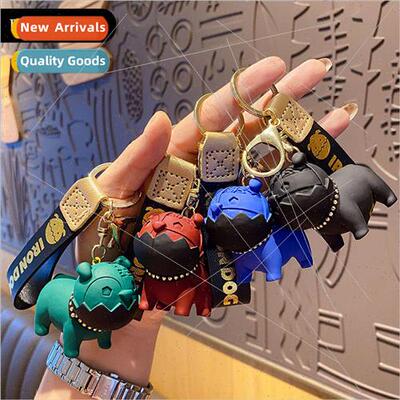 Cartoon resin mechanical dog keychain female cute creative p