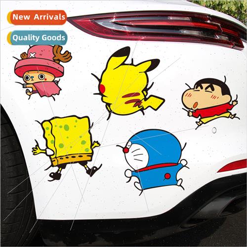 Blocking scratches decorative car stickers cartoon cute pers