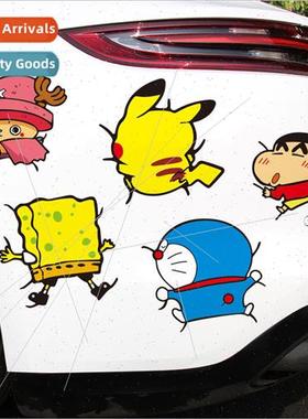 Blocking scratches decorative car stickers cartoon cute pers