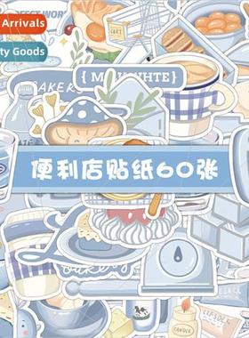 60 blue convenience  stickers ins  home s phone case water c