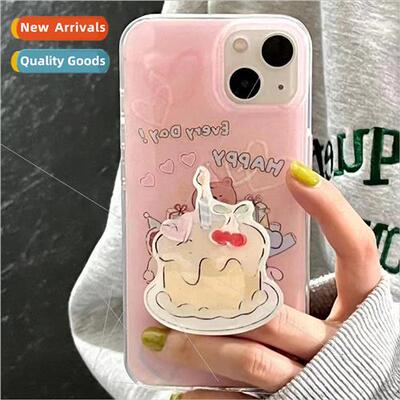 Cartoon Cake Bear IPhone13/14ProMax Stereoscopic Stacking Ap