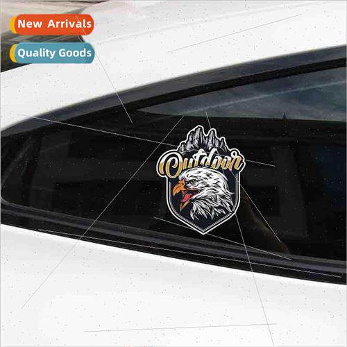 Bossy eagle soldiers car stickers creative fun cartoon body