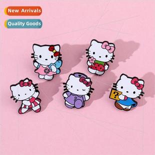 cat badge cute metal cartoon Sanrio Japanese brooch