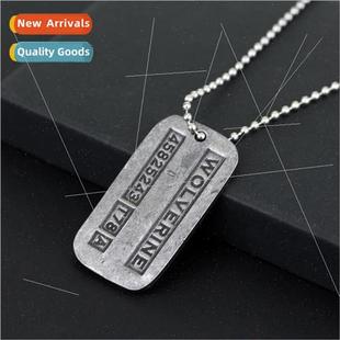 tough guy Wolverine Film pendant around alloy necklace and