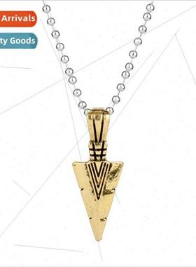 personalized spearhead pendant mens necklace fashion versati
