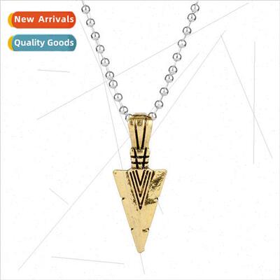 personalized spearhead pendant mens necklace fashion versati