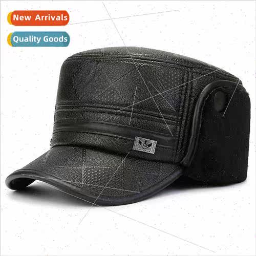 Middle-aged and elderly ear protection baseball cap fall and