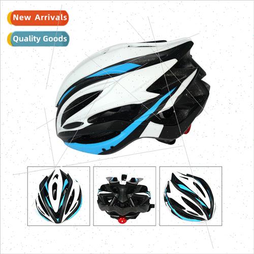 New bicycle one-piece riding helmet with lights speed skatin