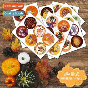 Kids Cards Thanksgiving Turkey Stickers Kids Fall Stickers E
