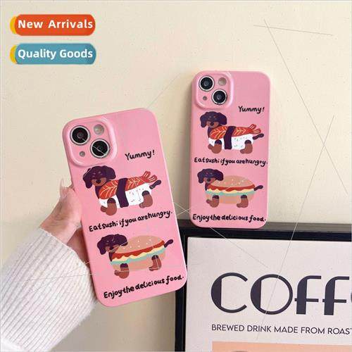 Fun Cartoon Burger Sushi Dog 适用 iPhone 12 Cute 13Promax Ap
